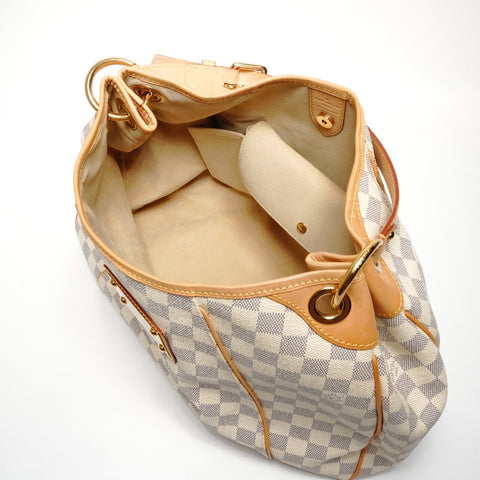 LOUIS VUITTON 2010 Damier Galliera PM Shoulder Bag white WS27133