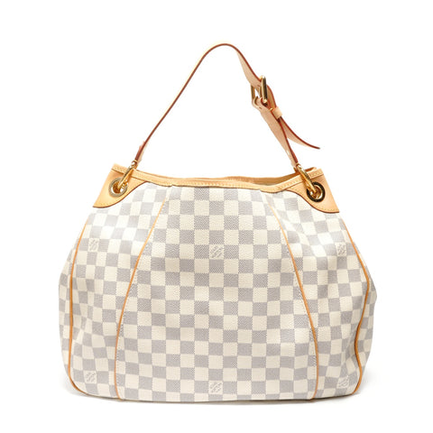 LOUIS VUITTON 2010 Damier Galliera PM Shoulder Bag white WS27133
