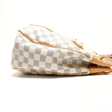 LOUIS VUITTON 2010 Damier Galliera PM Shoulder Bag white WS27133