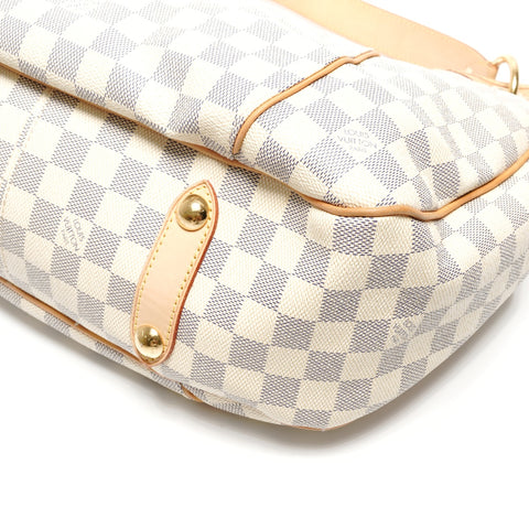 LOUIS VUITTON 2010 Damier Galliera PM Shoulder Bag white WS27133