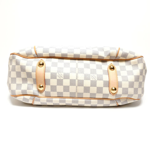 LOUIS VUITTON 2010 Damier Galliera PM Shoulder Bag white WS27133