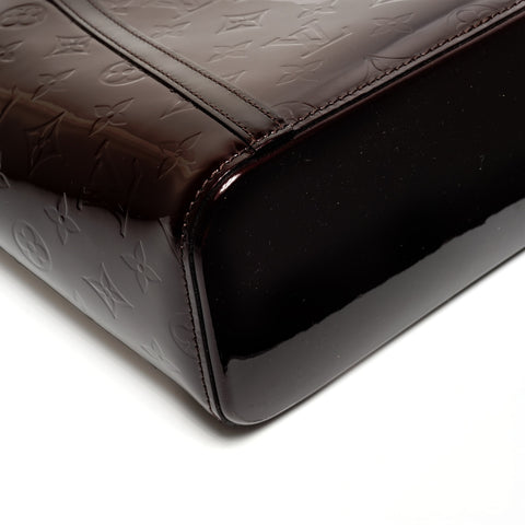 LOUIS VUITTON 2012 Vernis Avalon MM Tote Bag purple WS27134