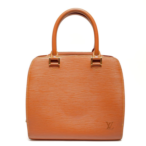 LOUIS VUITTON 1998 Pont Neuf Epi Handbag Brown WS27135