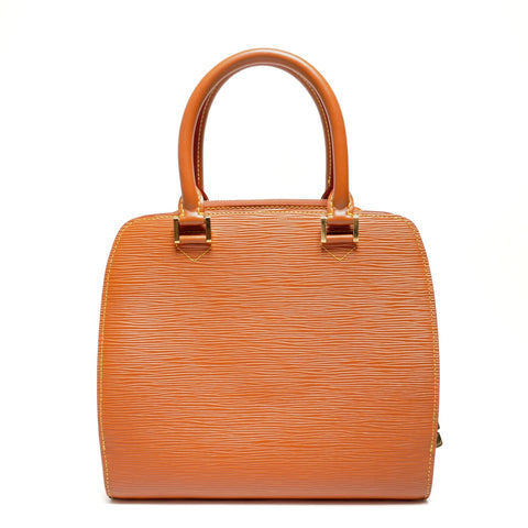 LOUIS VUITTON 1998 Pont Neuf Epi Handbag Brown WS27135