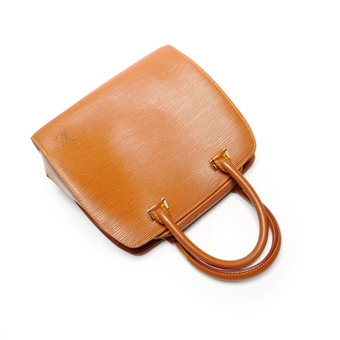 LOUIS VUITTON 1998 Pont Neuf Epi Handbag Brown WS27135