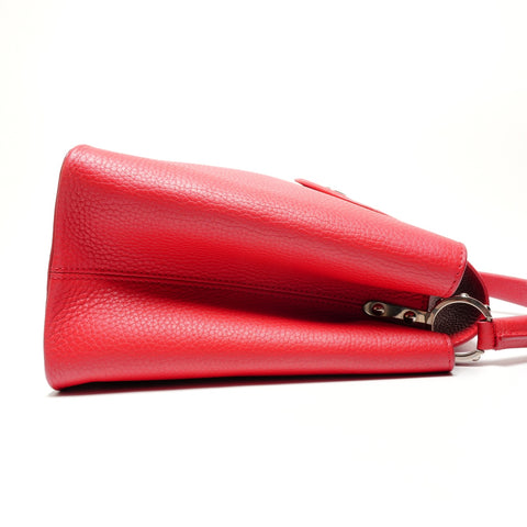 LOUIS VUITTON 2017 Capucines MM Handbag Red WS27139