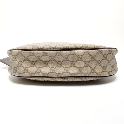 GUCCI GG Supreme One Shoulder Bag PVC Shoulder Bag Brown WS27140