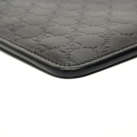 GUCCI Guccissima GGssima leather Shoulder Bag black WS27142