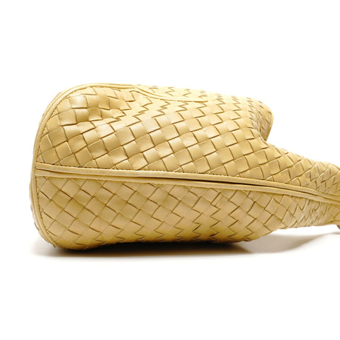 BOTTEGAVENETA INTRECCIATO Hobo Shoulder Bag yellow WS27146