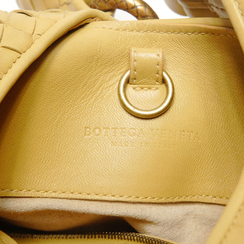 BOTTEGAVENETA INTRECCIATO Hobo Shoulder Bag yellow WS27146