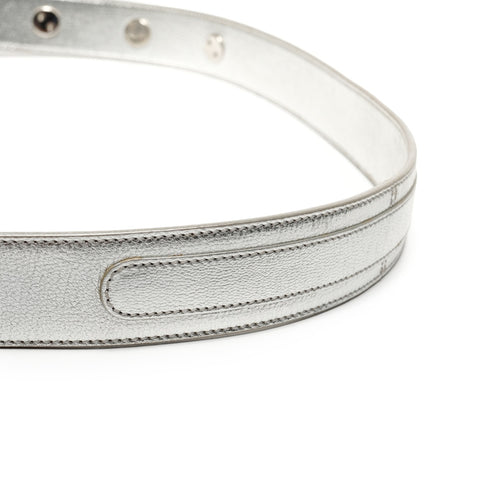 Christian Dior My Lady Dior Silver Metal Shoulder Bag Silver WS27147