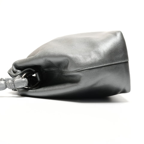 Christian Dior Marispearl Leather Handbag gray WS27148