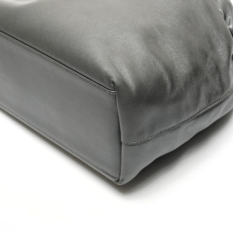 Christian Dior Marispearl Leather Handbag gray WS27148