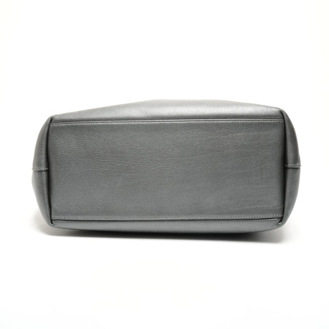 Christian Dior Marispearl Leather Handbag gray WS27148