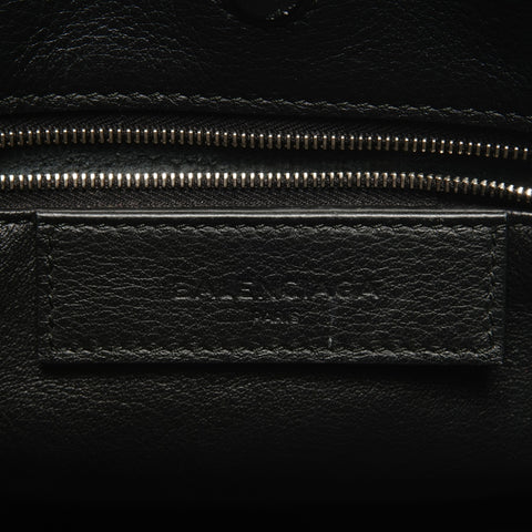 BALENCIAGA Mini Paper Leather 2way Shoulder Bag black WS27151