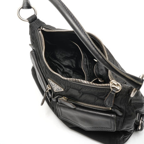PRADA Nylon One Shoulder Bag Shoulder Bag black WS27152
