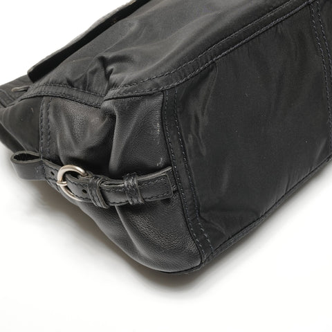PRADA Nylon One Shoulder Bag Shoulder Bag black WS27152