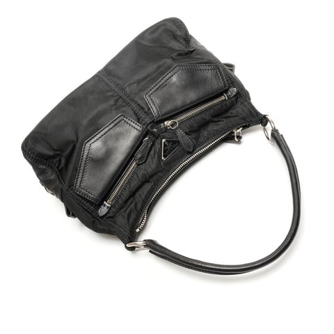 PRADA Nylon One Shoulder Bag Shoulder Bag black WS27152