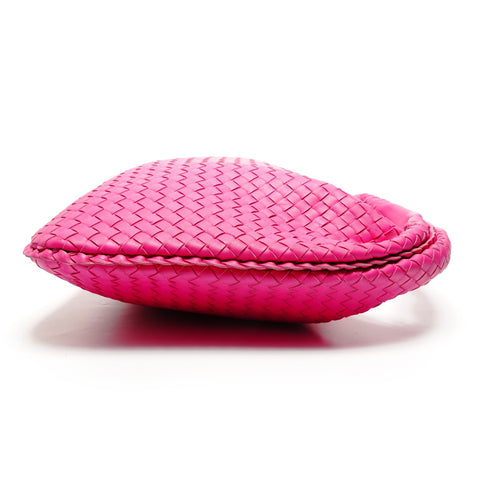 BOTTEGAVENETA INTRECCIATO Hobo Handbag pink WS27153