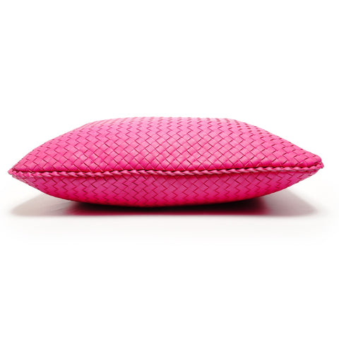 BOTTEGAVENETA INTRECCIATO Hobo Handbag pink WS27153