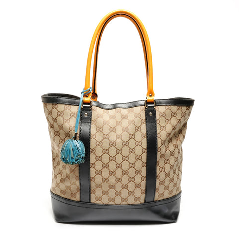 GUCCI GG canvas Tote Bag Brown WS27154