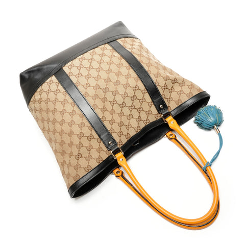 GUCCI GG canvas Tote Bag Brown WS27154
