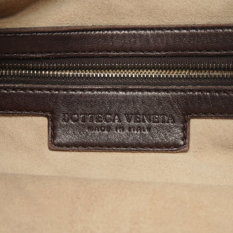 BOTTEGAVENETA INTRECCIATO Hobo Handbag Brown WS27155