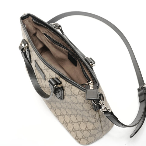 GUCCI GG Supreme PVC 2WAY Shoulder Bag Brown WS27157