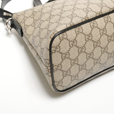 GUCCI GG Supreme PVC 2WAY Shoulder Bag Brown WS27157