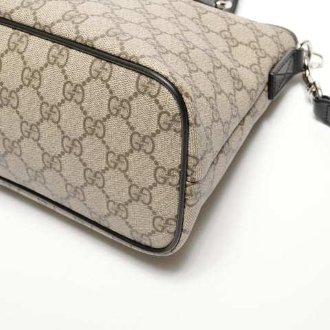 GUCCI GG Supreme PVC 2WAY Shoulder Bag Brown WS27157