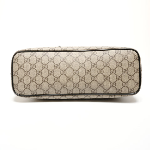 GUCCI GG Supreme PVC 2WAY Shoulder Bag Brown WS27157