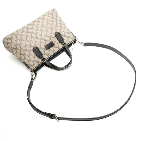 GUCCI GG Supreme PVC 2WAY Shoulder Bag Brown WS27157
