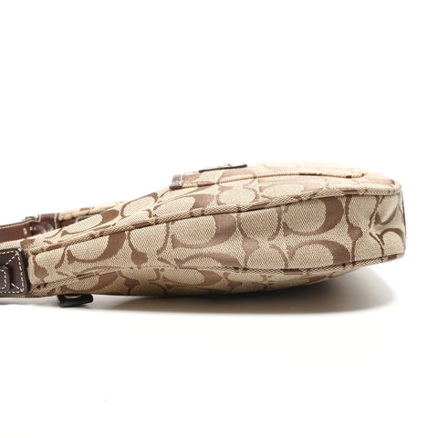 COACH Signature canvas Shoulder Bag Brown WS27159