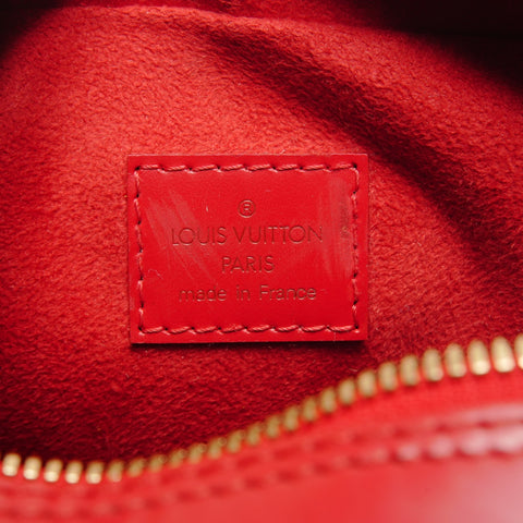 LOUIS VUITTON 2002 Epi Sablon Handbag Red WS27160