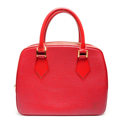LOUIS VUITTON 2002 Epi Sablon Handbag Red WS27160