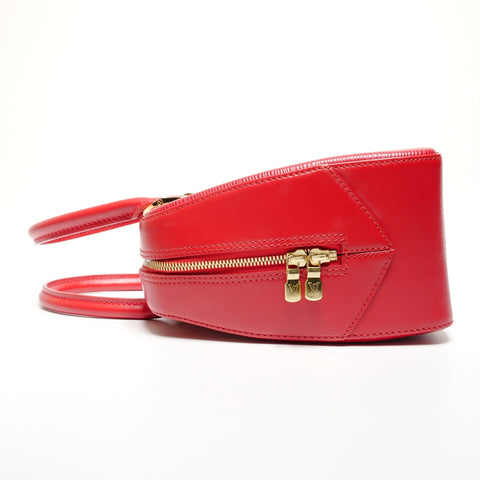 LOUIS VUITTON 2002 Epi Sablon Handbag Red WS27160