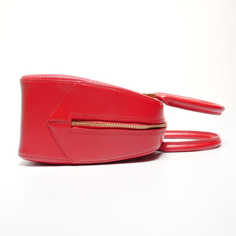 LOUIS VUITTON 2002 Epi Sablon Handbag Red WS27160