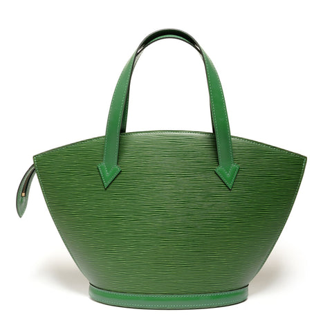 LOUIS VUITTON 1995 Epi Saint Jacques Handbag green WS27161