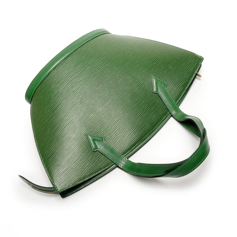 LOUIS VUITTON 1995 Epi Saint Jacques Handbag green WS27161
