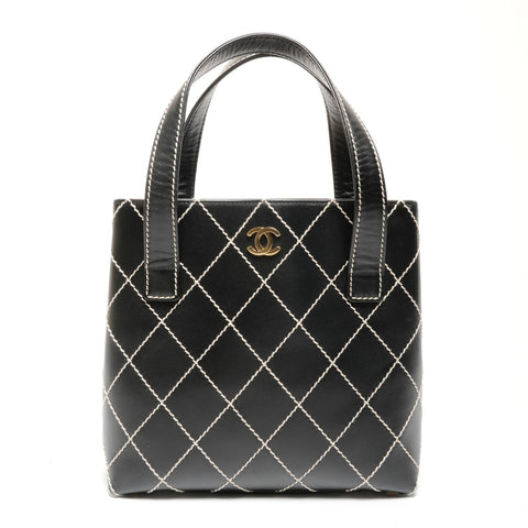 CHANEL No. 7 Wild Stitch Handbag black WS27162