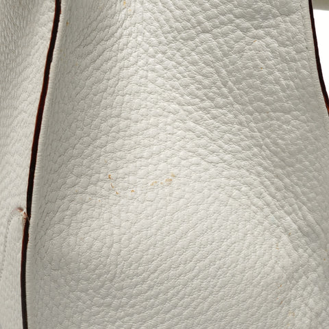 GUCCI leather Handbag white WS27164