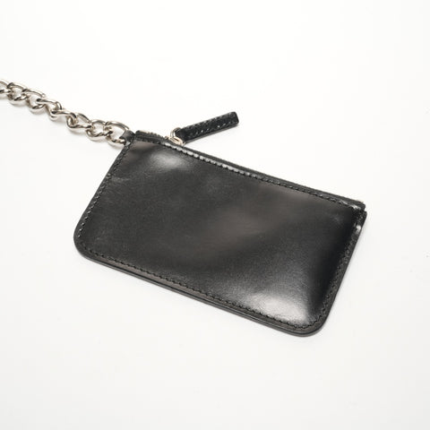 PRADA Nylon quilted Chain Shoulder Bag black WS27166