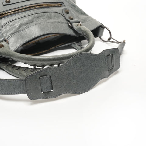 BALENCIAGA Classic City 2way Handbag gray WS27167