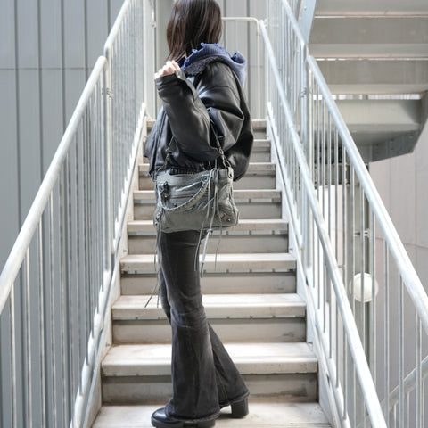 BALENCIAGA Classic City 2way Handbag gray WS27167