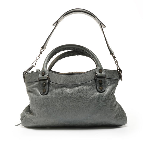 BALENCIAGA Classic City 2way Handbag gray WS27167
