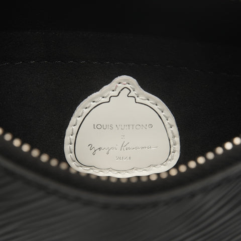 LOUIS VUITTON Epi Yayoi Kusama Mallerini Shoulder Bag black WS27168