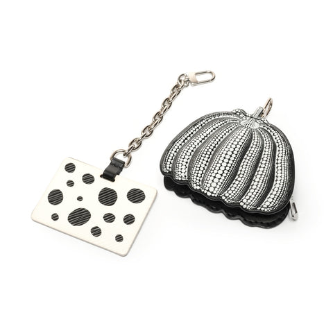 LOUIS VUITTON Epi Yayoi Kusama Mallerini Shoulder Bag black WS27168