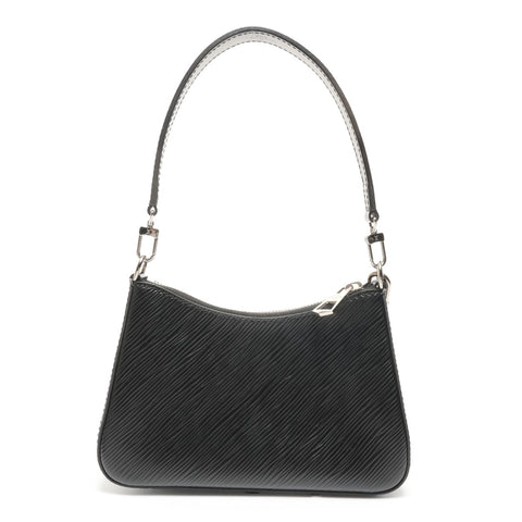 LOUIS VUITTON Epi Yayoi Kusama Mallerini Shoulder Bag black WS27168