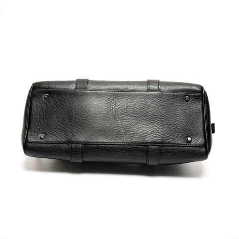 Christian Dior Leather D charm Handbag black WS27169