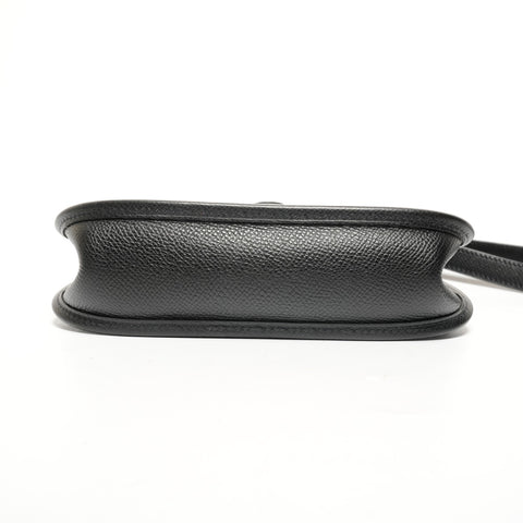 HERMES Evelyn TPM Epsom � I stamped 2005 Shoulder Bag black WS27171